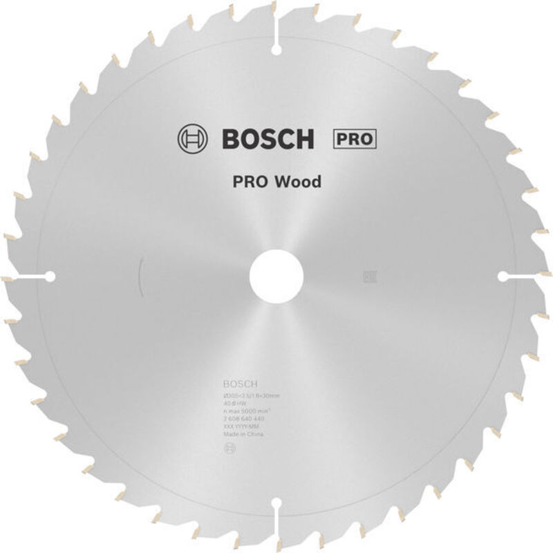 foto del prodotto bosch - lama per sega circolare optiline wood ø 30 mm - 305 x 30 x 2,5 mm, 40 - 2 608 640 440
