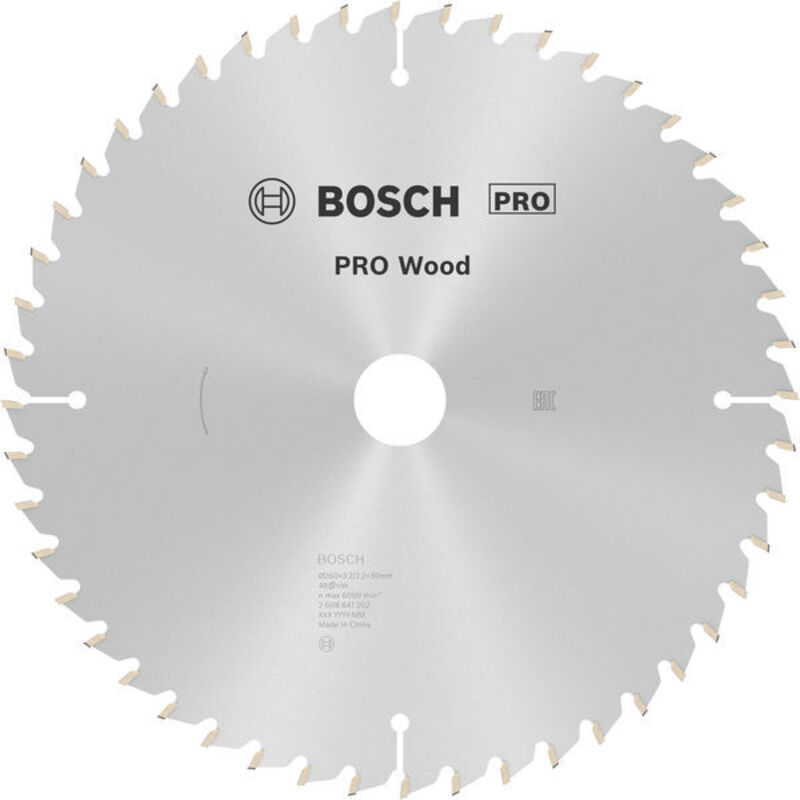foto del prodotto bosch - lama per sega circolare optiline wood ø 30mm - 260x30x3.2 - 48dn - 2 608 641 202