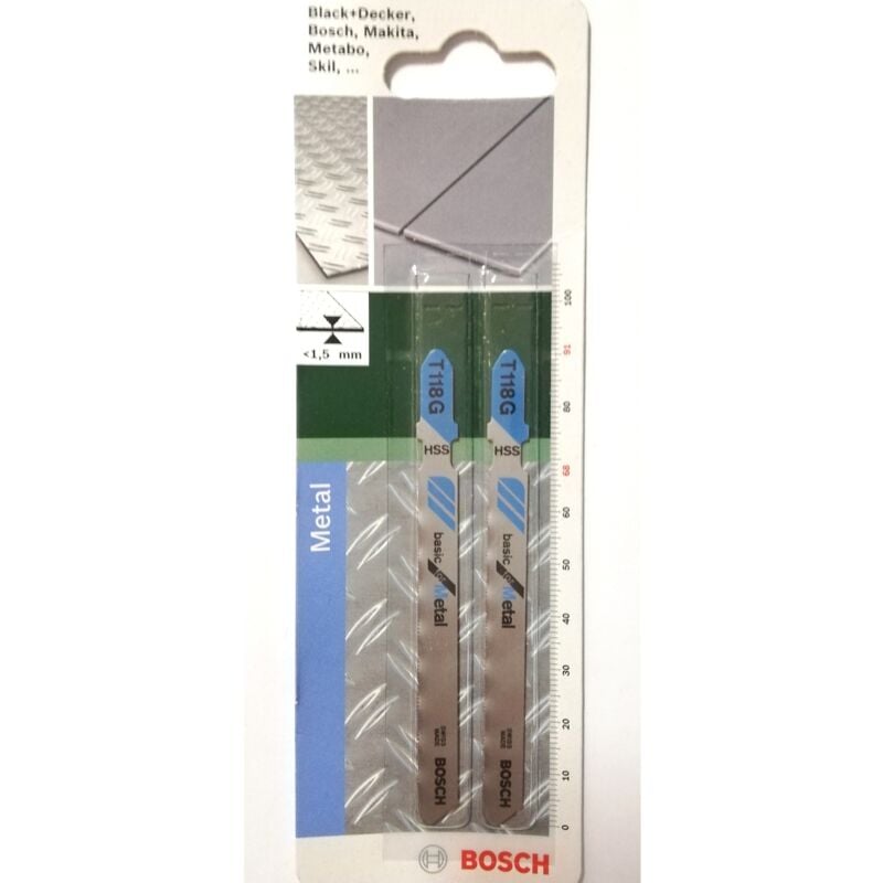 foto del prodotto bosch lama per seghetto alternativo hss. t 118 g. 74 mm.