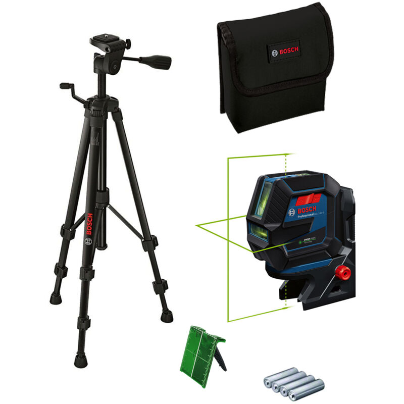immagine 0 del prodotto bosch laser en croix points et lignes 50m gcl 2 50 g tr pied bt 150 0601066m01