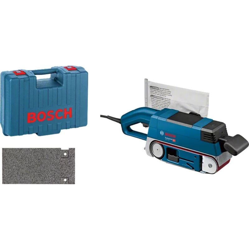 foto del prodotto bosch levigatrice a nastro 750w gbs 75 ae con accessori 0601274707