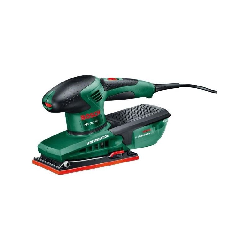 foto del prodotto bosch levigatrice orbitale 250w piastra levigatura 92x182mm