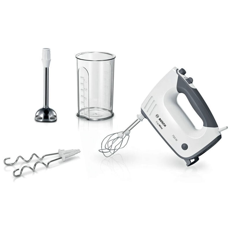 foto del prodotto bosch mfq37470 sbattitore sbattitore manuale 750 w nero, bianco