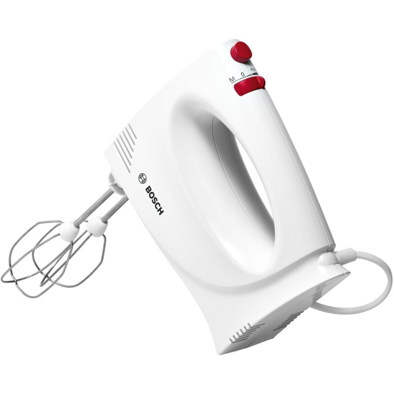 foto del prodotto bosch mfqp1000 sbattitore manuale 300w 2 velocit turbo rosso e bianco yourcollection