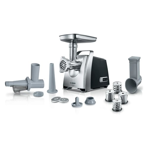 foto del prodotto bosch mfw68660 tritacarne propower 2200 w nero, inox spazzolato