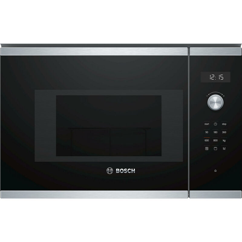 foto del prodotto bosch microonde da incasso grill 20l 800w inox bel524ms0