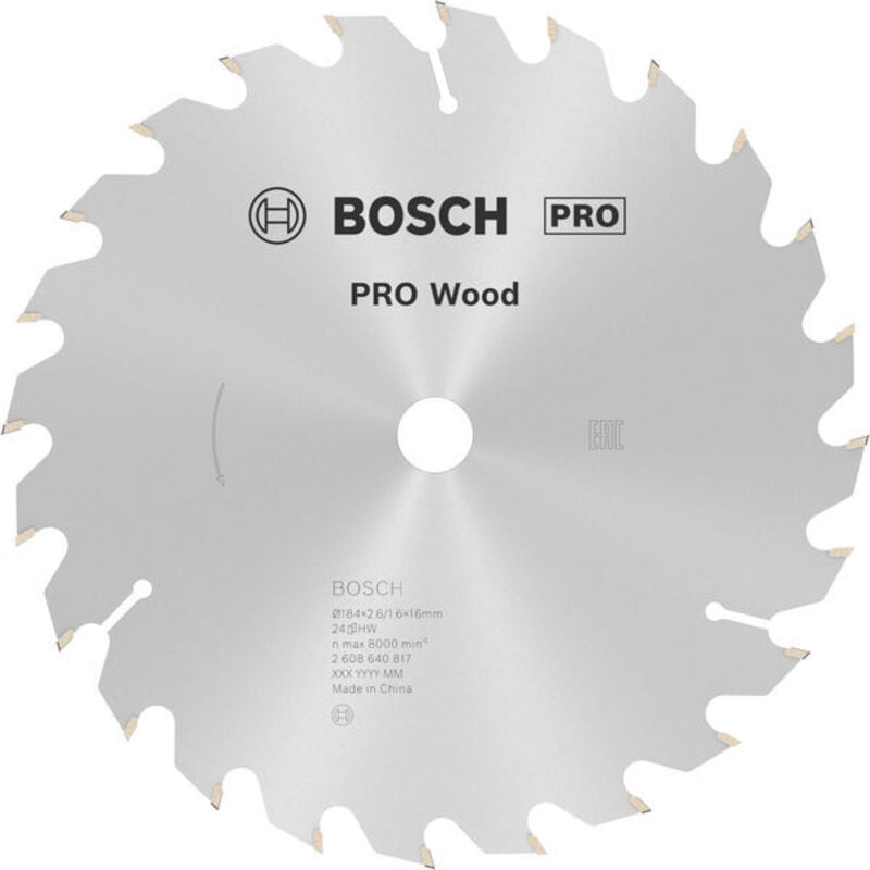 foto del prodotto bosch optiline wood lama per sega circolare 184x16 mm per legno