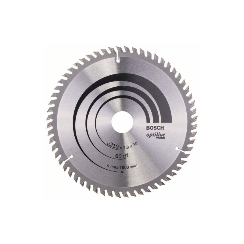 foto del prodotto bosch optiline wood lama per sega circolare 210x30 mm per legno
