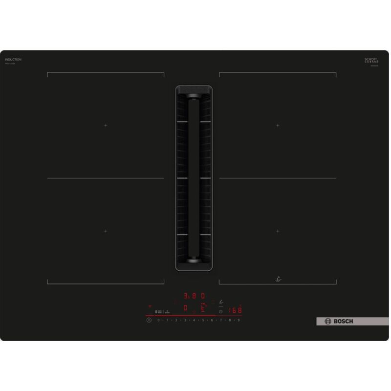 foto del prodotto bosch piano cottura a induzione sottovuoto 71 cm 4 fuochi 3600 w nero pvq711h26e