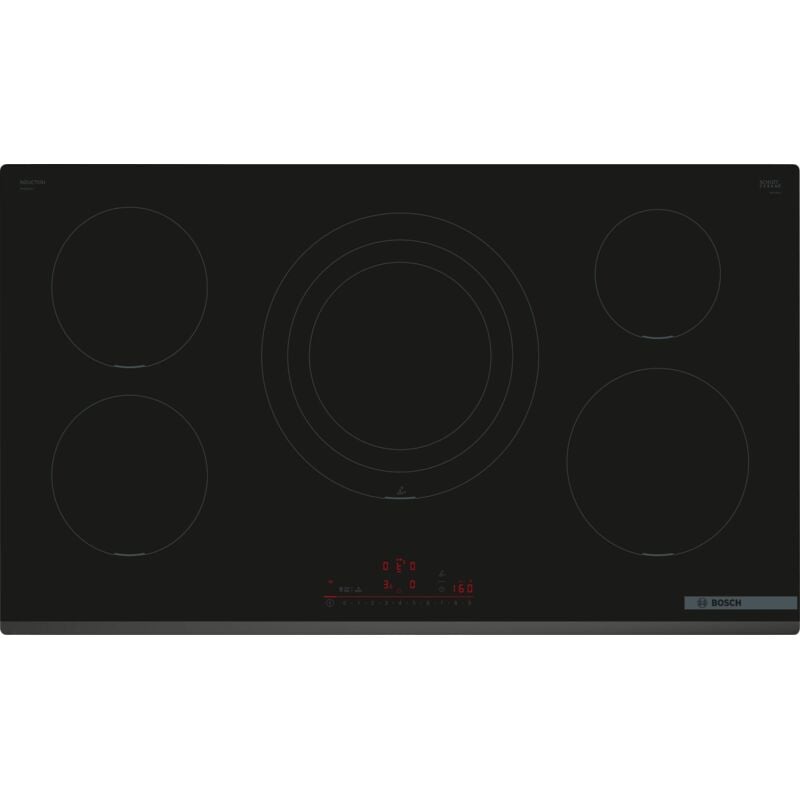 foto del prodotto bosch piano cottura piv931hc1e a induzione 5 zone cottura da 91.8 cm colore nero