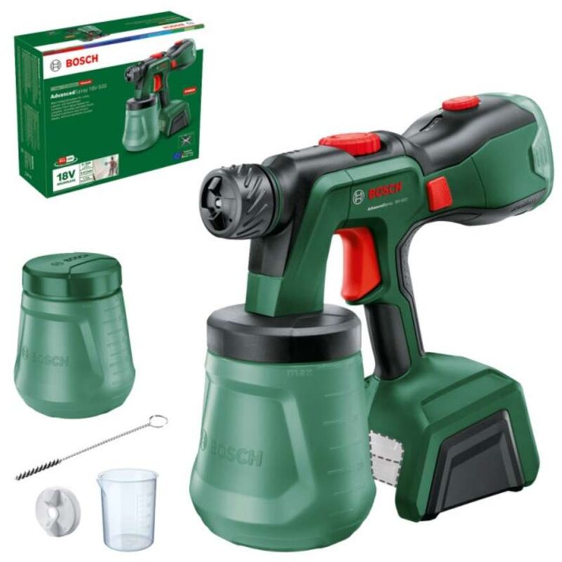 foto del prodotto bosch pistola a spruzzo a batteria 18v, senza batteria e caricabatterie 0603208200