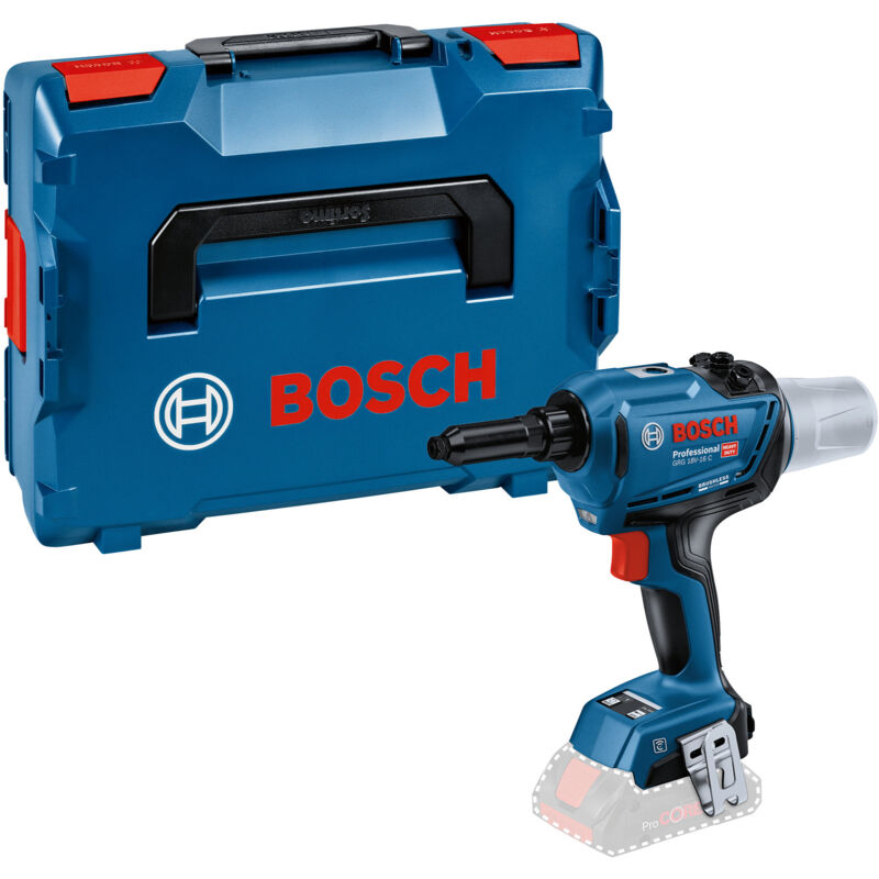 foto del prodotto bosch pistola per rivetti a batteria grg 18v 16 c senza batteria senza caricatore in l boxx