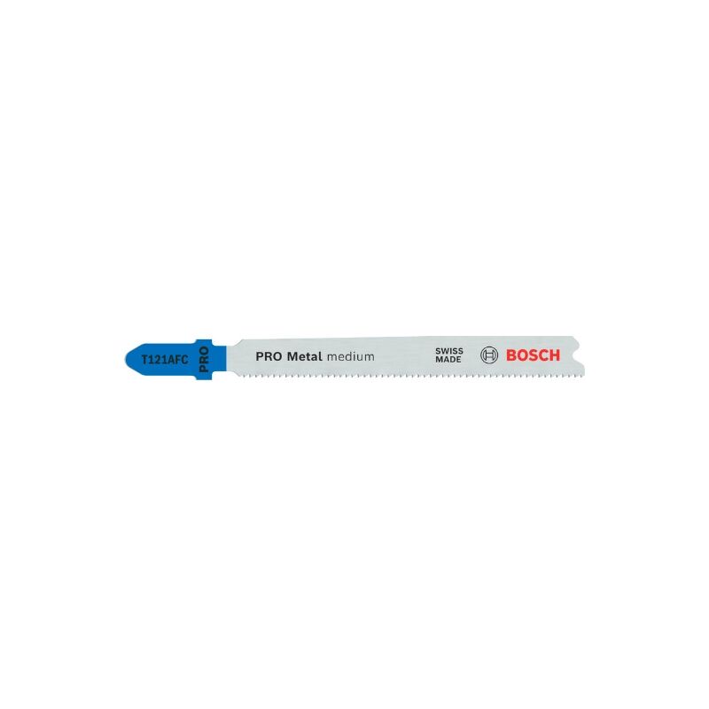 foto del prodotto bosch pro metal t121afc de lama per seghetto alternativo 2 pezzi, per lamiera de acciaio, lunghezza 92 mm, seghetto alternativo professionale de 