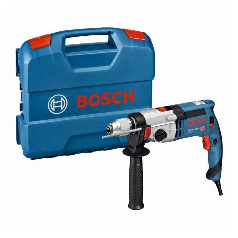 foto del prodotto bosch professional 060119c801 trapano con percussione gsb 24 2, coppia 40 14.5 nm, in valigetta l case, 1100 watts, 18 volts