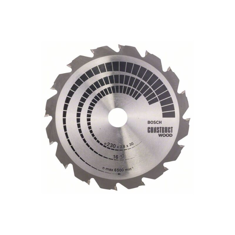 foto del prodotto bosch professional 2 608 640 635 de lama construct sega circolare per legno 230 x 30 2,8 mm, 16 