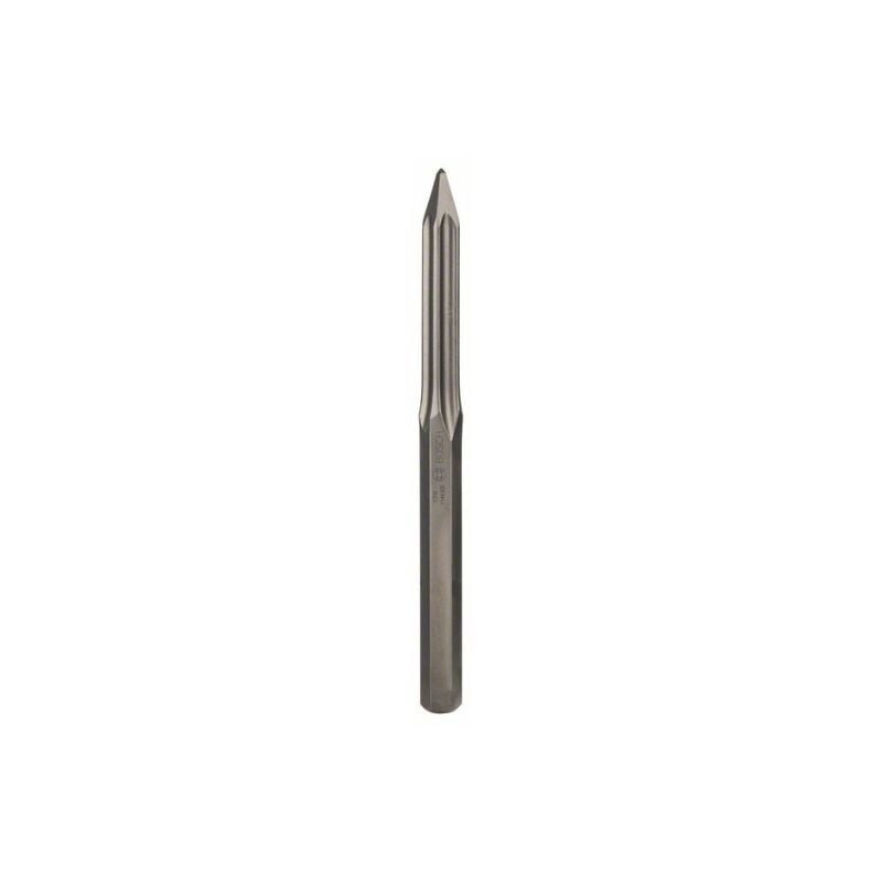 foto del prodotto bosch professional 2 608 690 106 scalpello a punta with inserto esagonalede 28 mm 400 mm confezione de 1 , grigio