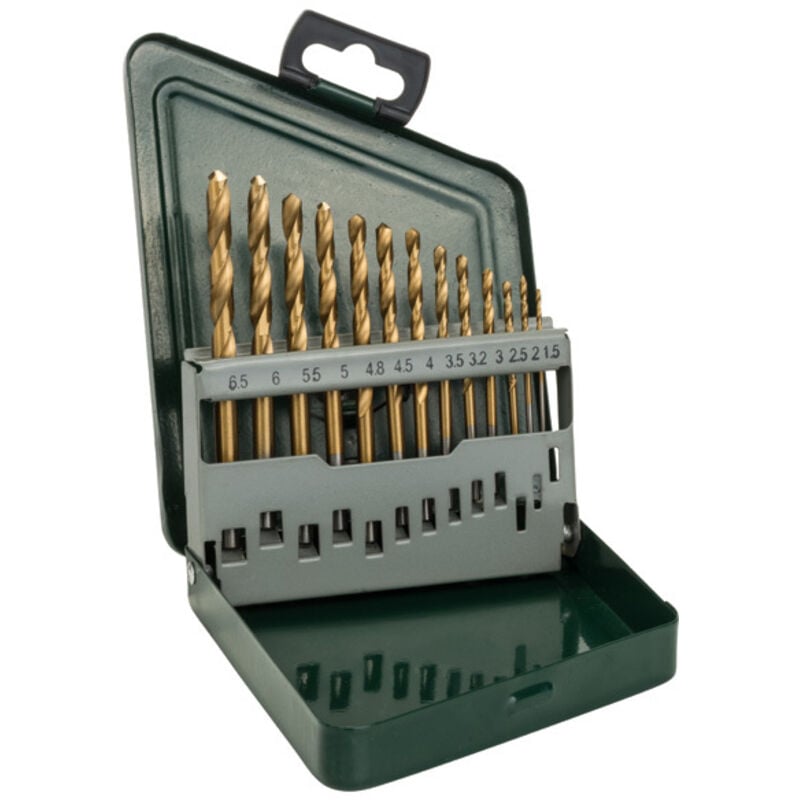 foto del prodotto bosch professional 2607019436 set con 13 punte in metallo, rivestite in titanio
