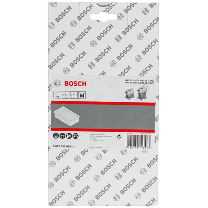 foto del prodotto bosch professional 2607432034 filtro de pes gas 35, nero