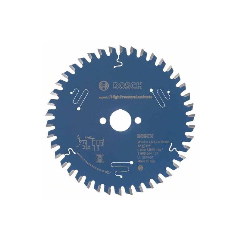 foto del prodotto bosch professional 2608644131 lama de sega circolare csb expert highpressurelamin 140x20x42d