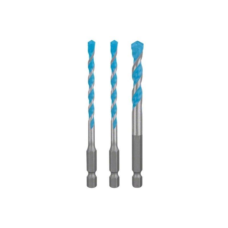 foto del prodotto bosch professional 3 pz. set de expert hex 9 multiconstruction drill bits for concrete, 5 8 mm, accessories rotary impact drill de 
