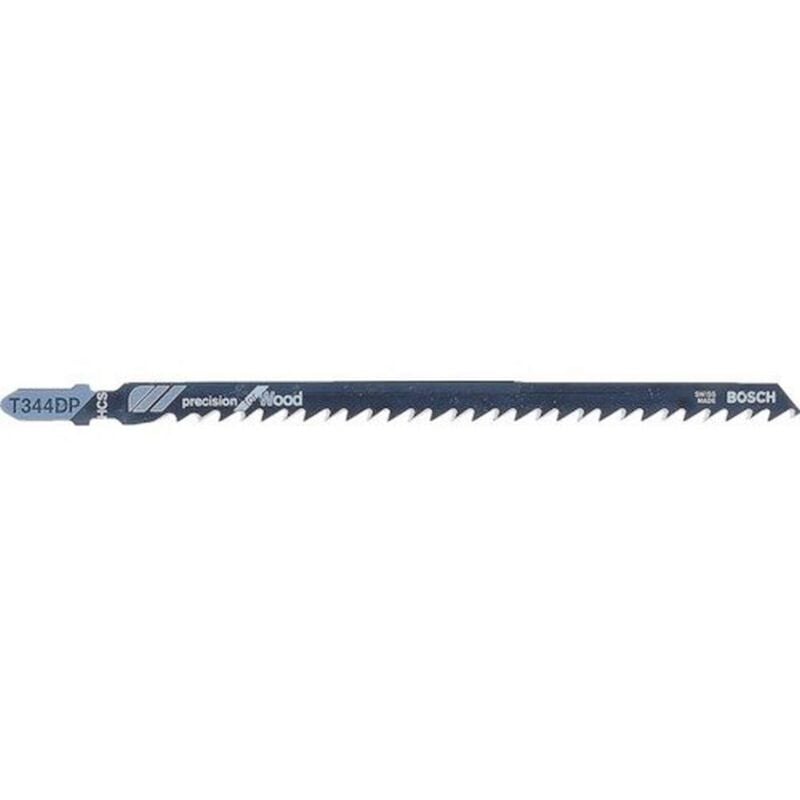 foto del prodotto bosch professional 5 x lame per seghetto alternativo t 344 dp precision for wood per legno tenero, thick workpiece, accessorio seghetto