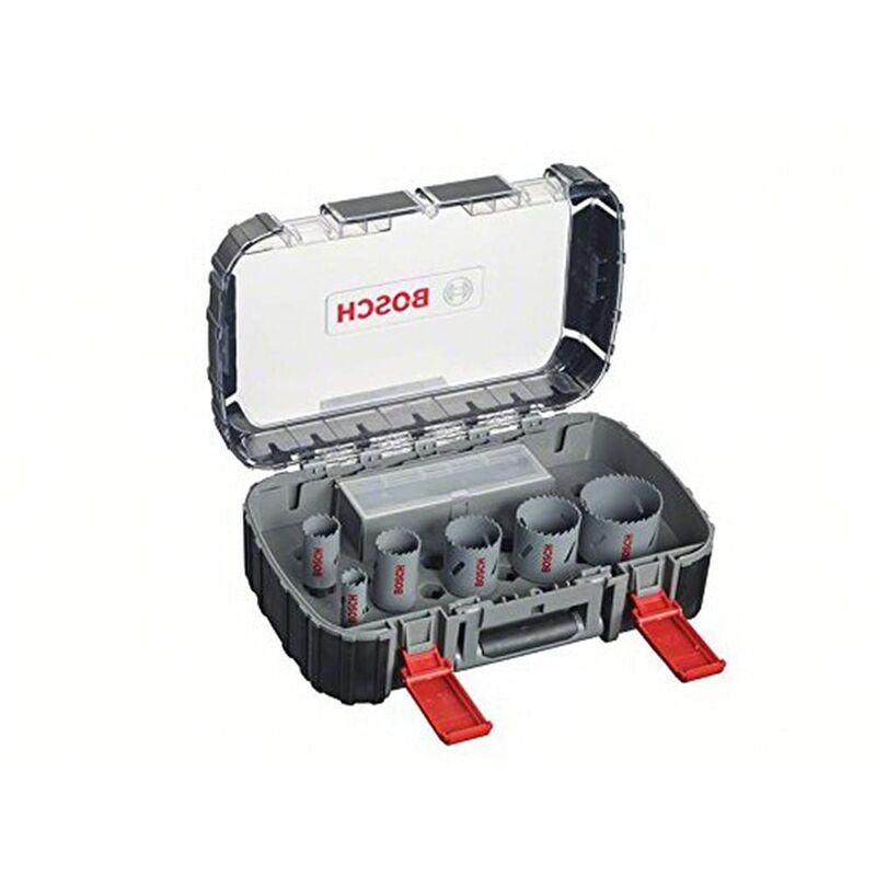 foto del prodotto bosch professional 6 pz. sega a tazza hss bimetallica set di vari materiali, 22 64 mm, accessorio trapani 