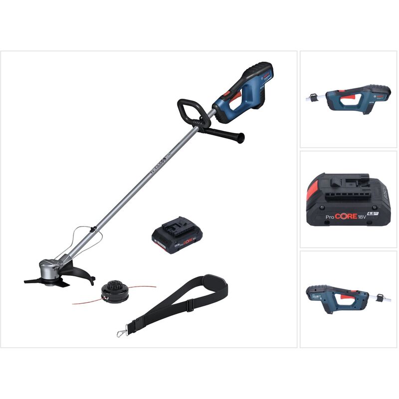 foto del prodotto bosch professional bosch gfr 18v 23 decespugliatore professionale a batteria senza spazzole da 18 v 230 mm 1x batteria procore da 4,0 ah senza