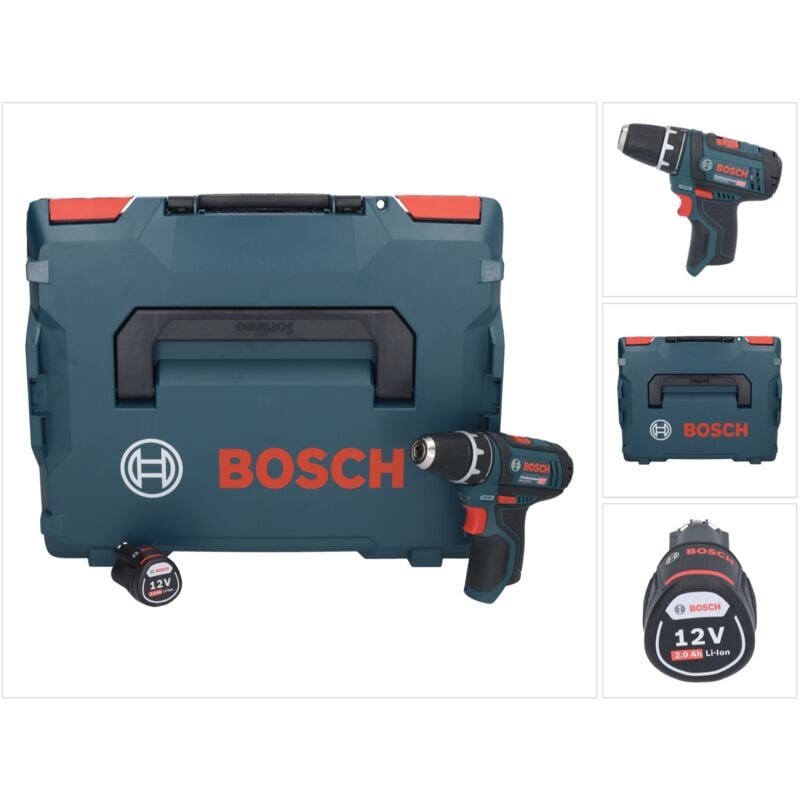 foto del prodotto bosch professional bosch gsr 12v 15 trapano avvitatore professionale a batteria 12 v 30 nm 1x batteria 2,0 ah l boxx senza caricabatterie