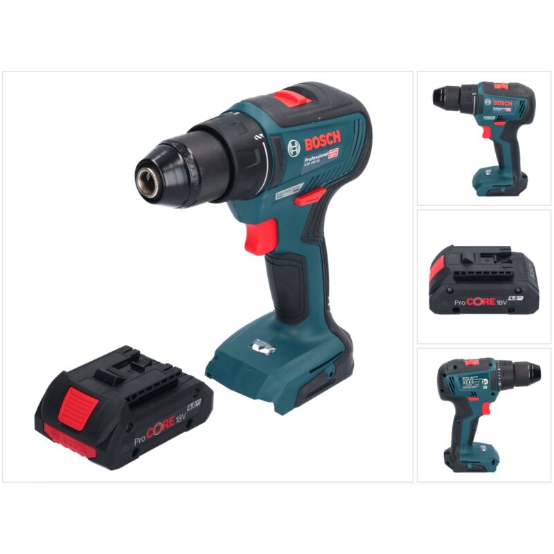 foto del prodotto bosch professional bosch gsr 18v 55 professional 18 v 55 nm trapano avvitatore a batteria brushless 1x batteria procore da 4,0 ah senza