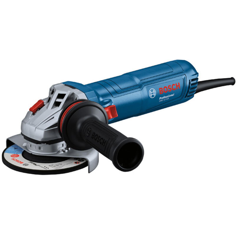 foto del prodotto bosch professional - bosch smerigliatrice angolare professionale con cavo gws 12-125 (disco: 125 mm, potenza. 1200 w, protezione contro il riavvio, incluso controllo delle vibrazioni, impugnatura ausiliaria, tappo di prot