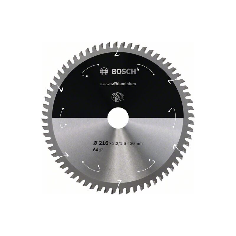 foto del prodotto bosch professional de lama circolare standard per alluminio alluminio, 216 x 30 x 2,2 mm, 64 denti, accessorio de lama circolare sin cavi 