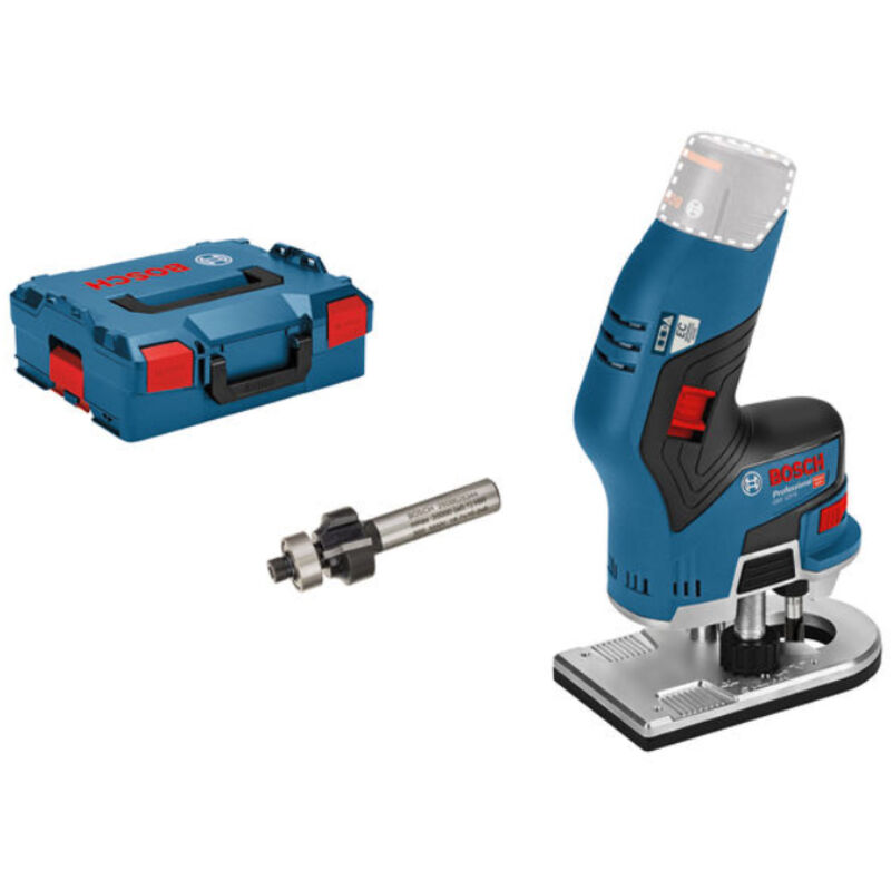 foto del prodotto bosch professional fresatrice per bordi a batteria bosch gkf 12v 8 senza batteria senza caricabatterie in l boxx incl. punte per fresatura