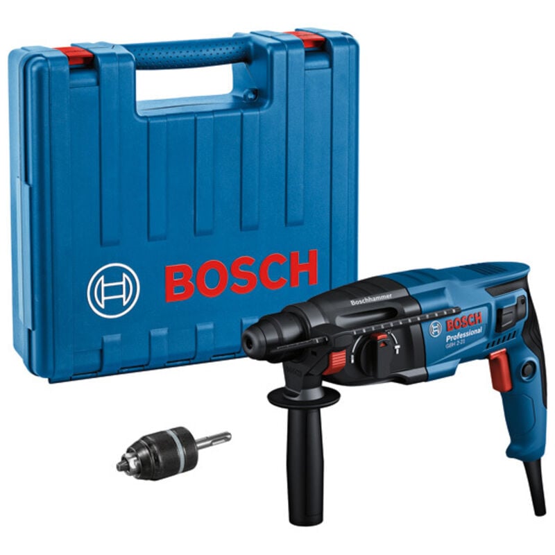 foto del prodotto bosch professional gbh 2 21 sds plus martello perforatore 230 v 720 w incl. valigia, incl. drill assistant