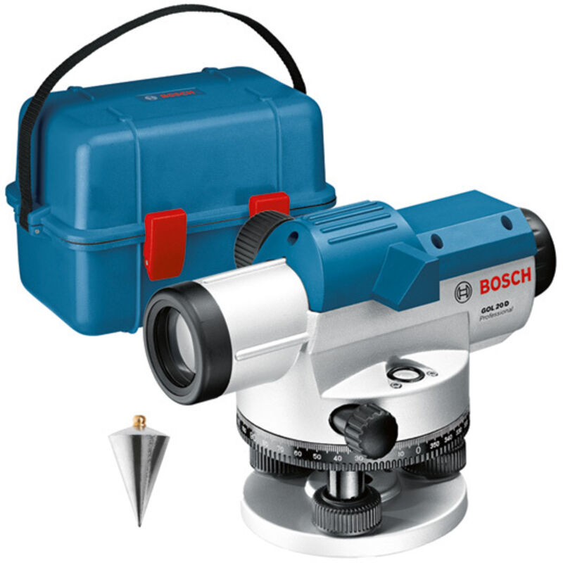 foto del prodotto bosch professional gol 20 d bosch strumento di livellamento ottico professionale in set con valigetta da artigiano