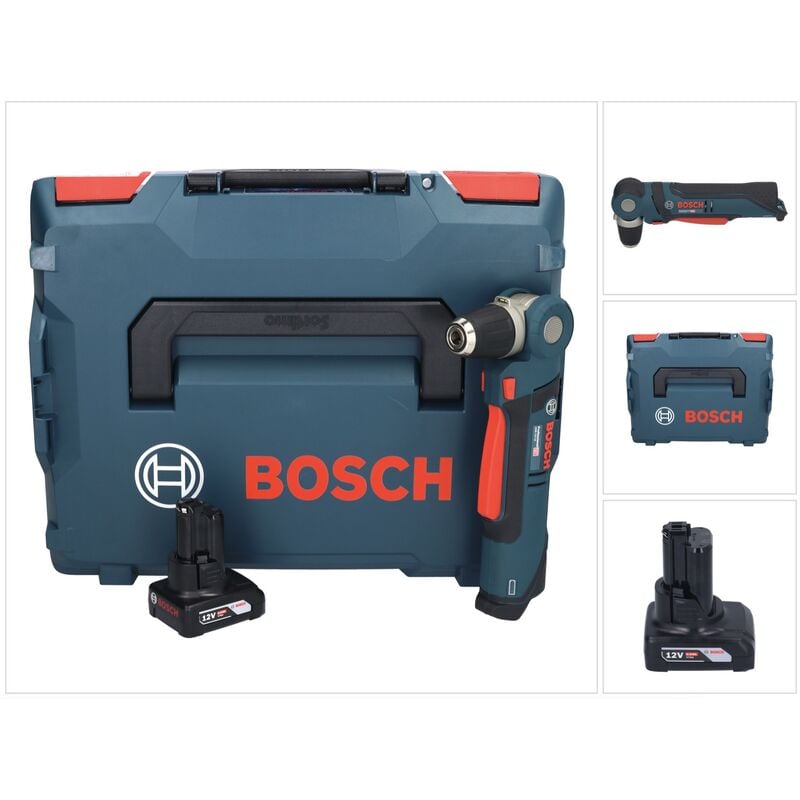 foto del prodotto bosch professional gwb 12v 10 trapano angolare a batteria 12 v 1x batteria 6,0 ah l boxx senza caricabatterie