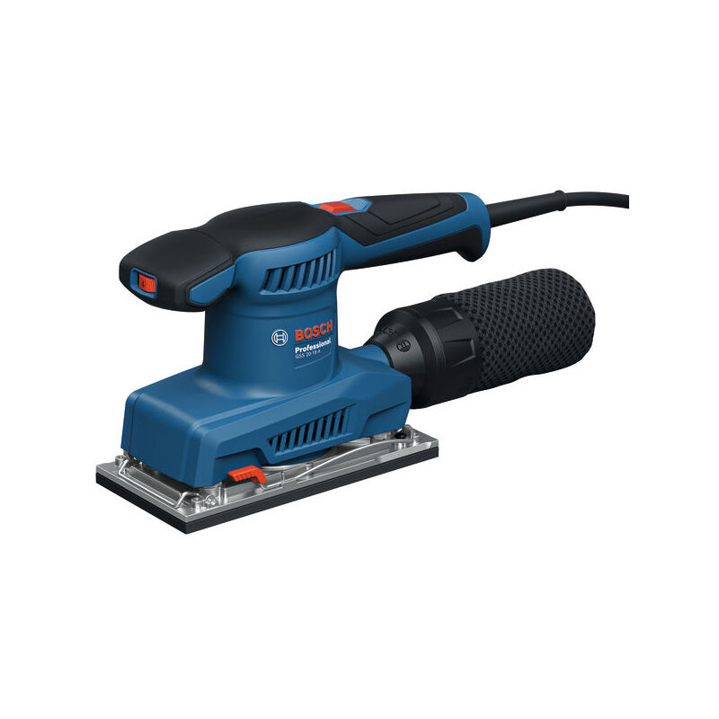 foto del prodotto bosch professional levigatrice orbitale bosch gss 20 18 a, 200 watt in confezione