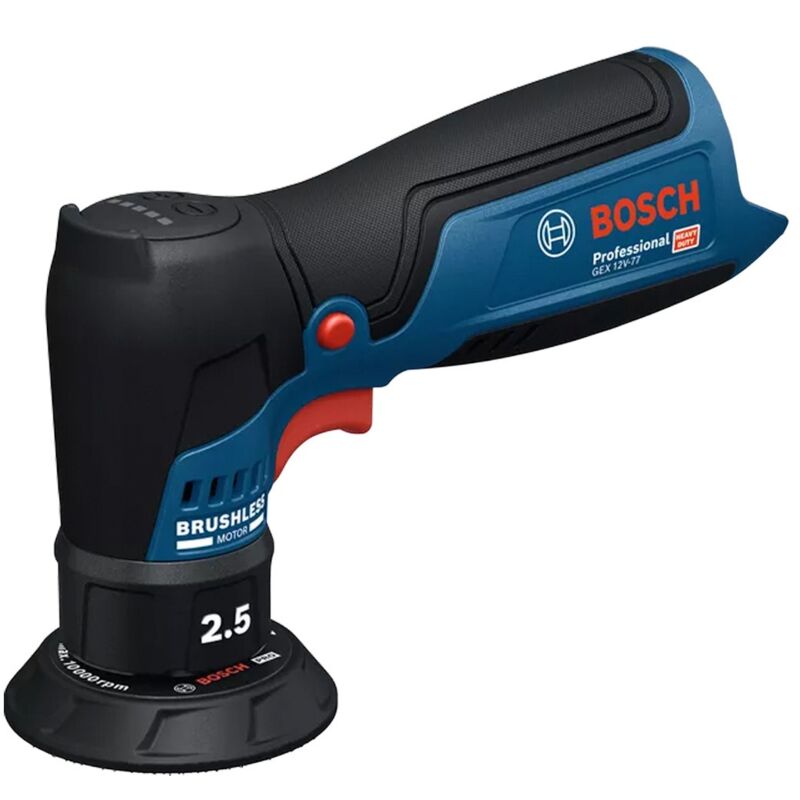 foto del prodotto bosch professional levigatrice roto orbitale bosch gex 12v 77 solo corpo 