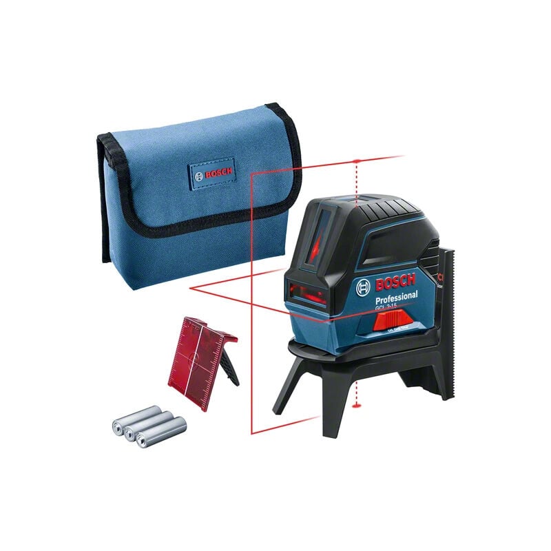 foto del prodotto bosch professional - livella laser bosch gcl2-15 linee laser e punti laser combinati 15 m
