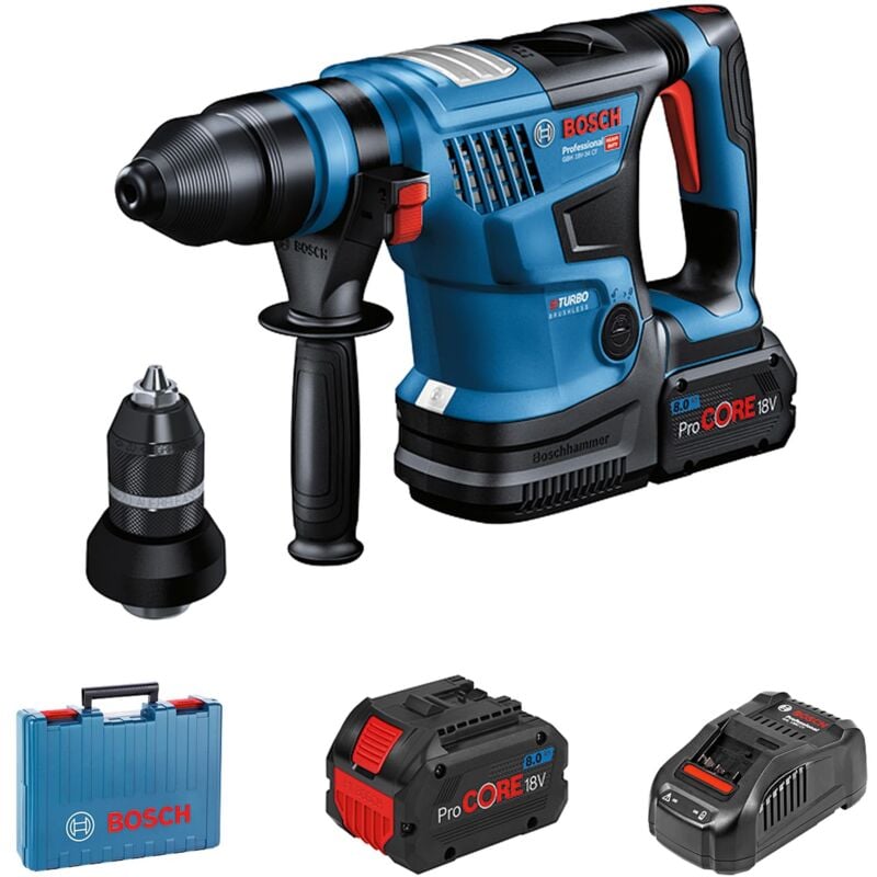 foto del prodotto bosch professional - martello a batteria bosch gbh 18v-34 cf 8ah