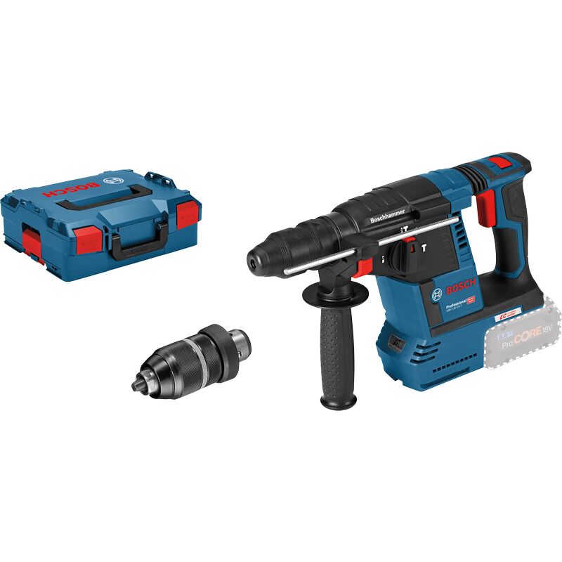 foto del prodotto bosch professional perforateur burineur sds plus 18v 2,6j bosch gbh 18v 26f machine nue coffret lboxx 0611910001