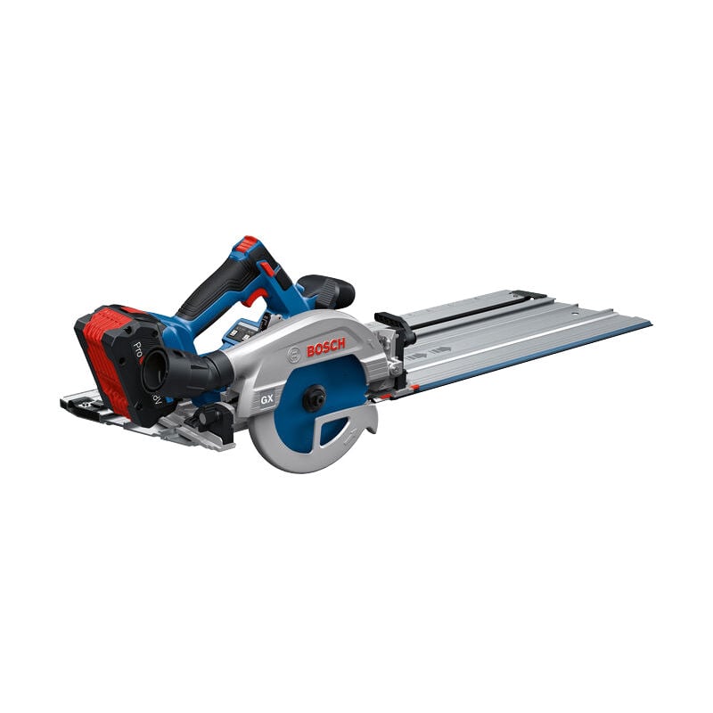 foto del prodotto bosch professional sega circolare a batteria bosch gks 18v 57 2 gx guida fsn 440 x