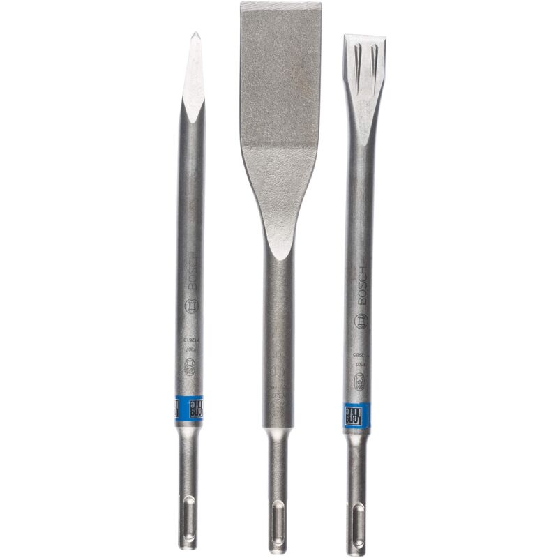 foto del prodotto bosch professional set da 3 pezzi di scalpelli long life sds plus, per calcestruzzo, mattone, mattone pieno, 0 20 40mm, accessorio per martelli