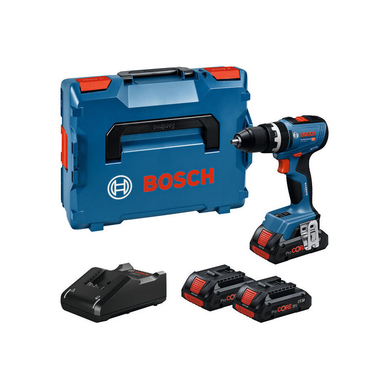 foto del prodotto bosch professional trapano a percussione a batteria bosch gsb 18v 65 3x 4,0 ahprocore e caricabatterie in l boxx 136