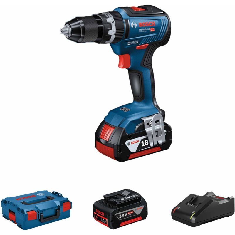 foto del prodotto bosch professional trapano avvitatore bosch gsb 18v 55 2x4ah