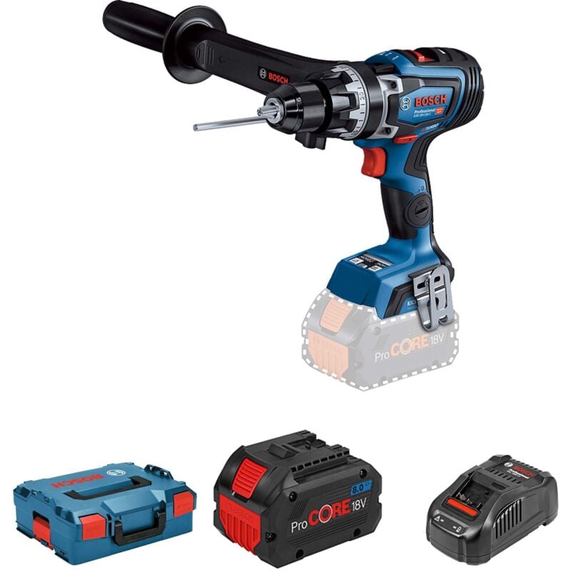 foto del prodotto bosch professional - trapano battente bosch gsb 18v-150 c 8ah