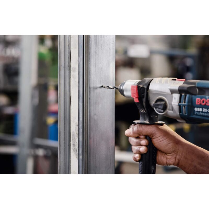 foto del prodotto bosch professional twist drill hss metal and wood metal and wood, diameter 10 mm, length 133 mm, drill accessories 