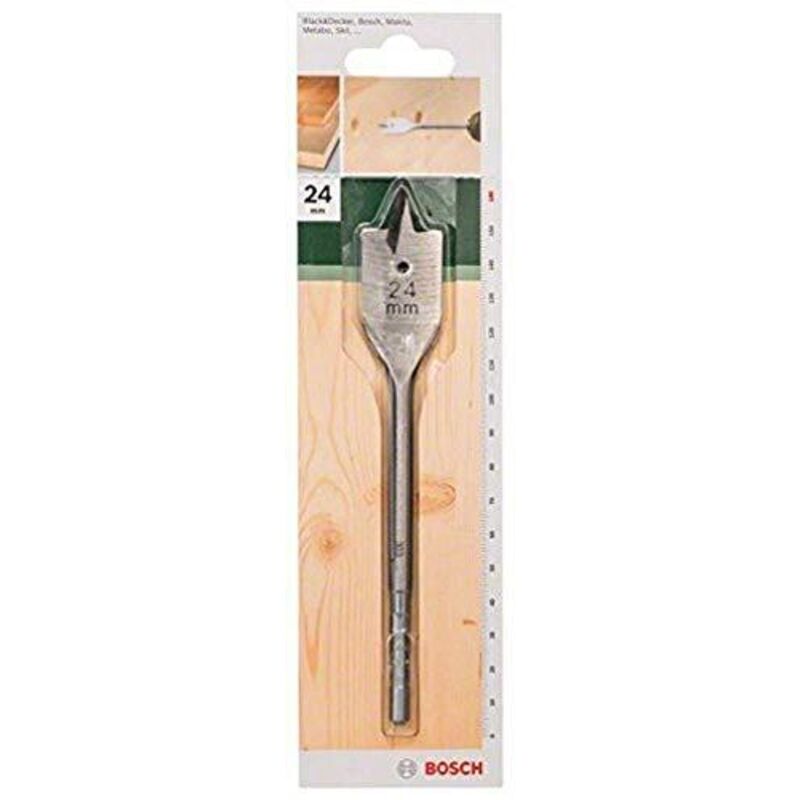 foto del prodotto bosch punta a testa piatta per legno attacco esag. 5.5 24x110x160