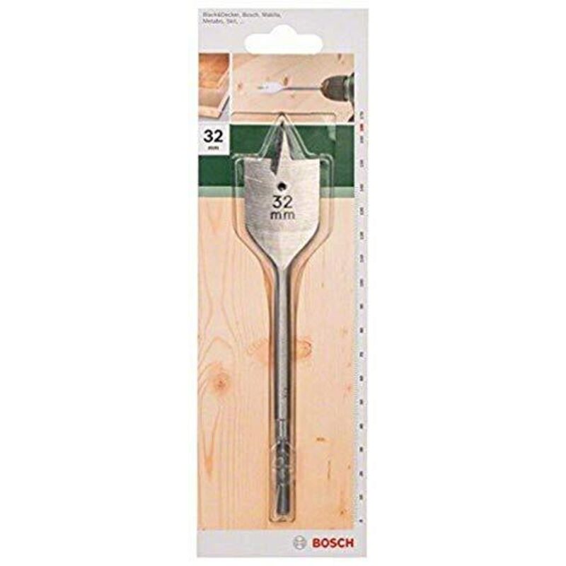 foto del prodotto bosch punta a testa piatta per legno attacco esag, 5.5, 32 x 120 x 165
