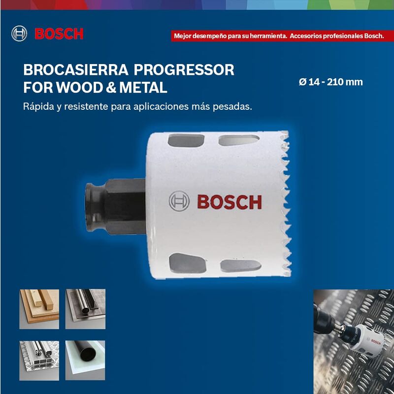 foto del prodotto bosch punta per legno con svasatore 10 mm, nero