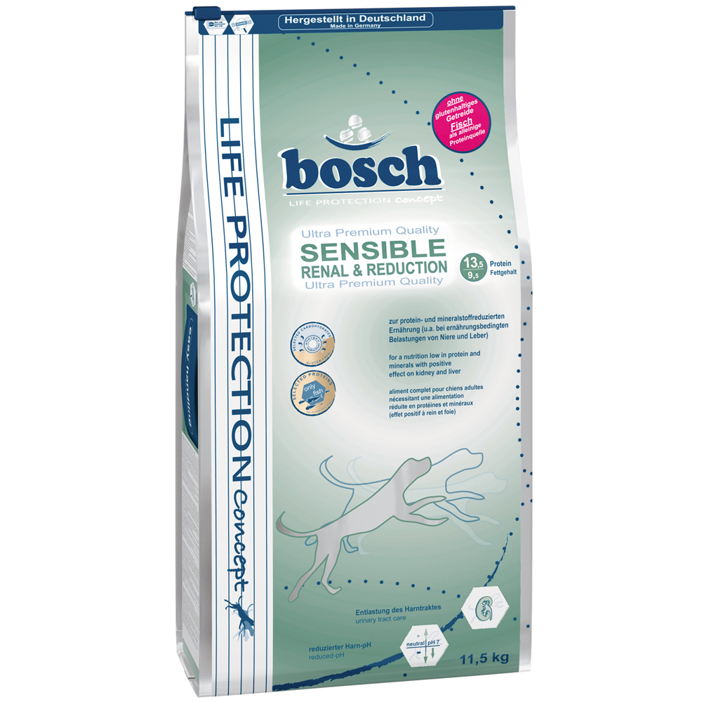 foto del prodotto bosch renal reduction crocchette per cane 11,5 kg